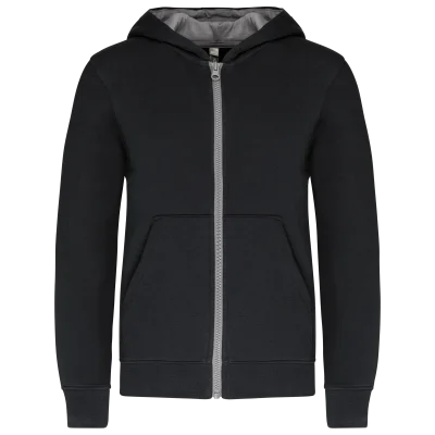 Sweat-shirt zippé capuche enfant