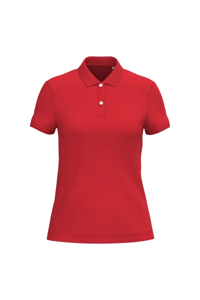 Polo écoresponsable maille piquée femme