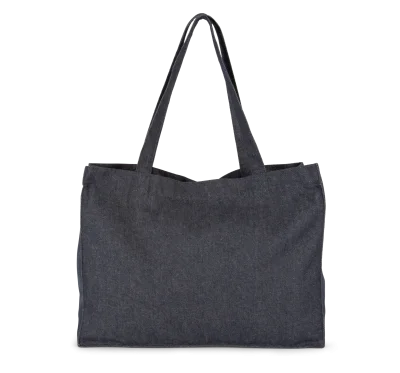 Grand sac shopping denim