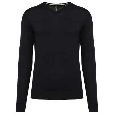 Pull col en V écoresponsable homme