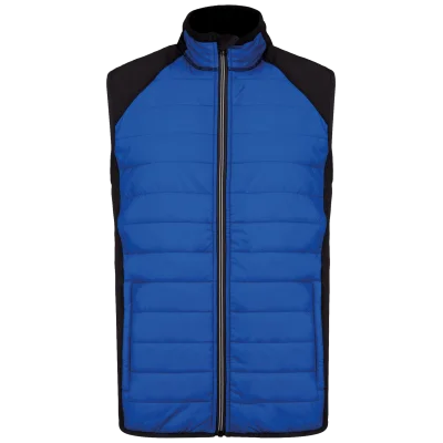 Veste sport bi-matière sans manches unisexe