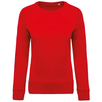 Sweat-shirt Bio col rond manches raglan femme