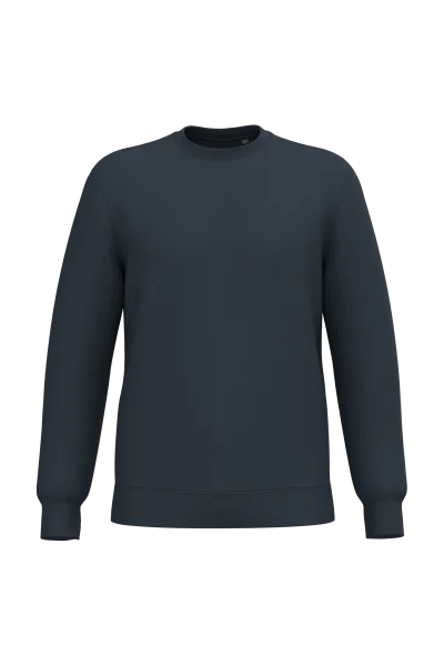Sweat-shirt recyclé col rond unisexe