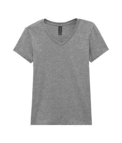 T-shirt femme col v Softstyle