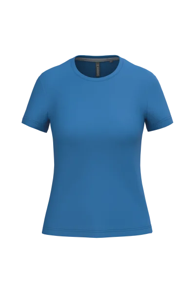 T-shirt col rond manches courtes femme