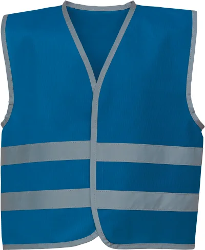 Gilet avec bordures et bandes réfléchissantes