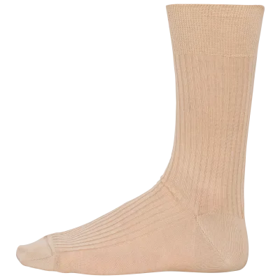 Chaussettes coton rib 4x2 fil d'Écosse homme