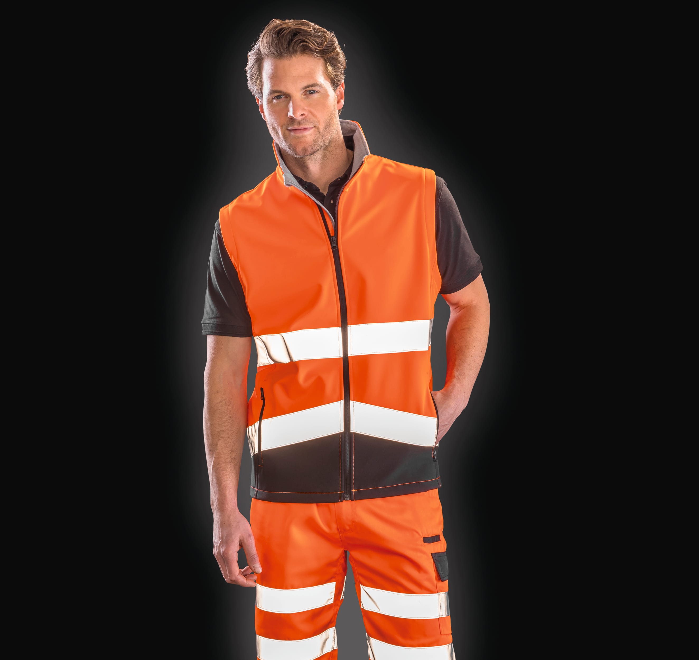 Gilet softshell High Viz