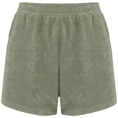 Short écoresponsable en éponge femme