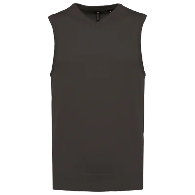 Pull col V sans manches