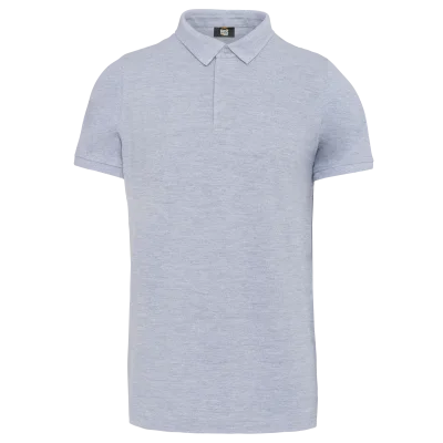 Polo col boutons pression manches courtes homme