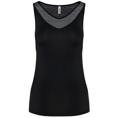 Débardeur de padel bicolore femme