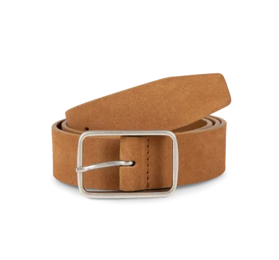 Ceinture cuir velours homme