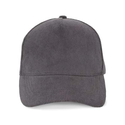 Casquette 5 panneaux en velours