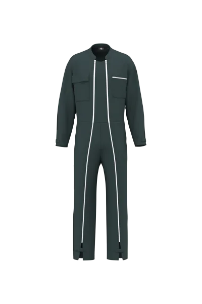 Combinaison double zip unisexe
