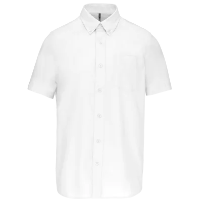 Chemise Oxford manches courtes