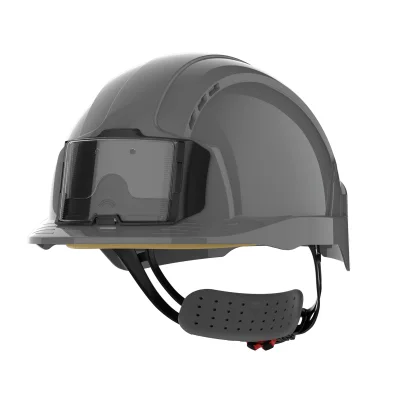Casque de sécurité EVOLite® avec porte badge, ventilé, serrage crémaillère