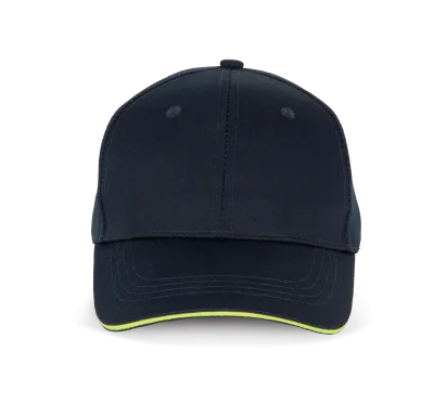 Casquette sandwich contrasté 6 panneaux