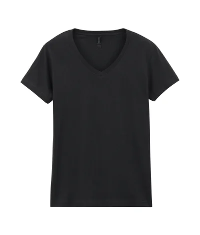 T-shirt femme col v Softstyle