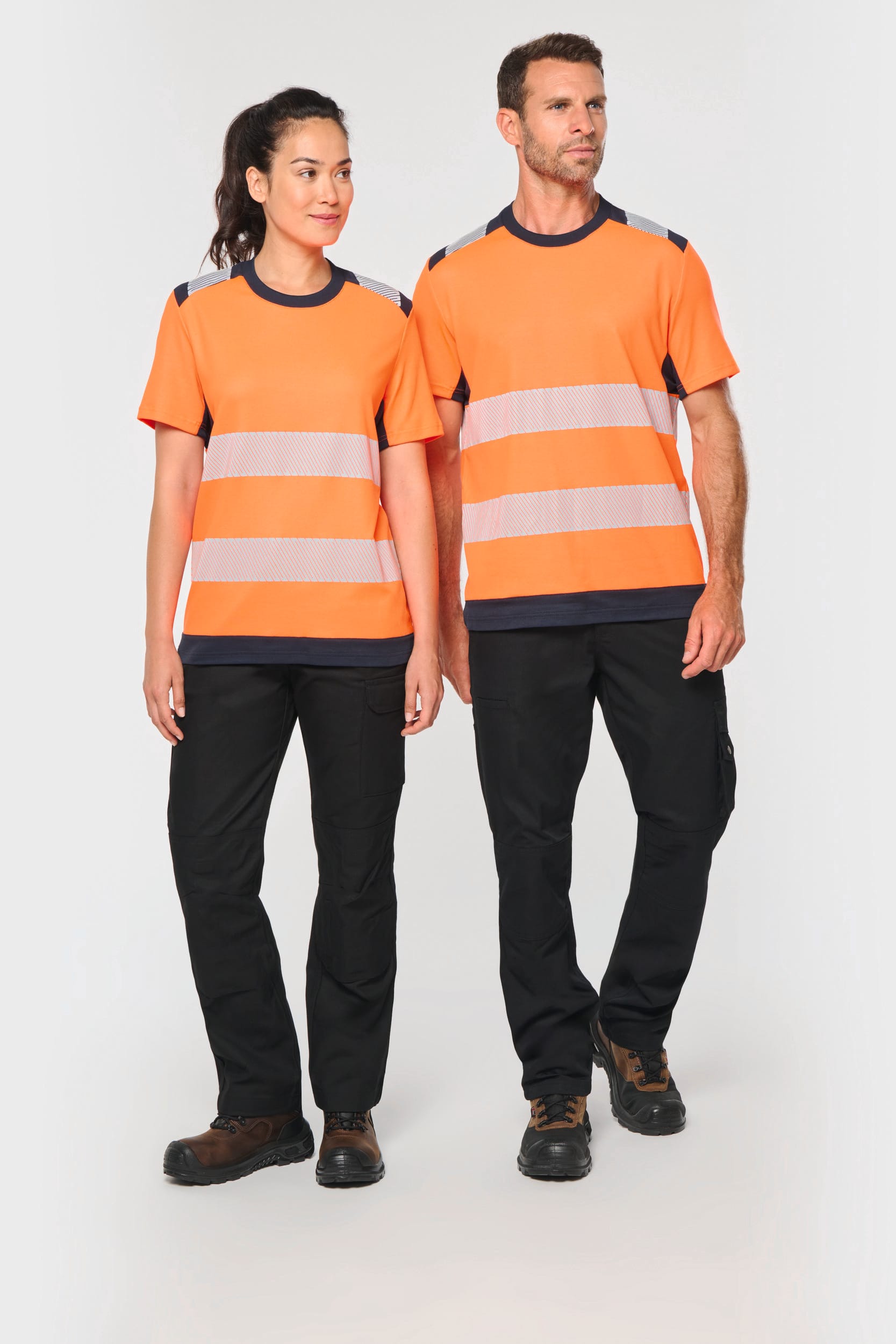 T-shirt de sécurité recyclé manches courtes unisexe