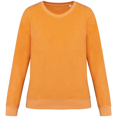 Sweat-shirt écoresponsable en éponge femme