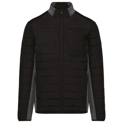 Veste bi-matière homme