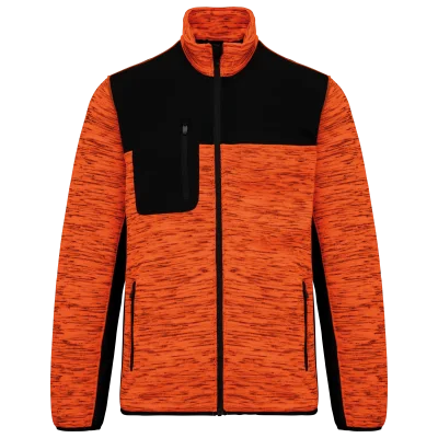 Veste recyclée en polytricot homme