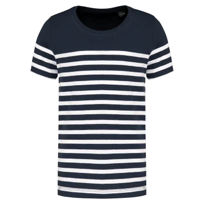 T-shirt marin col rond Bio enfant