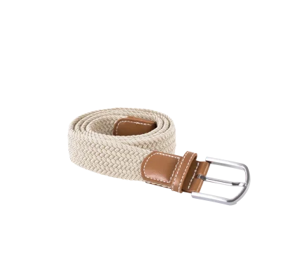 Ceinture tressée élastiquée