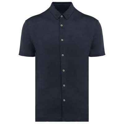 Chemise à manches courtes en lin homme