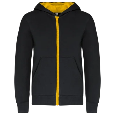 Sweat-shirt zippé capuche enfant