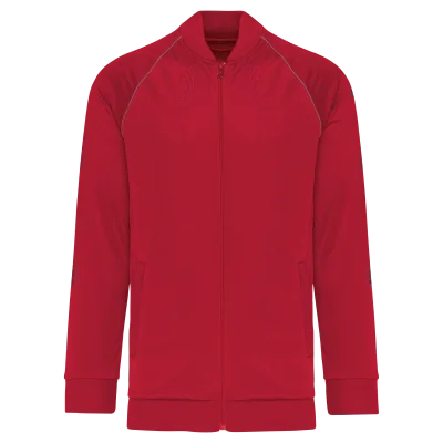 Veste de survêtement zippée avec liseré unisexe