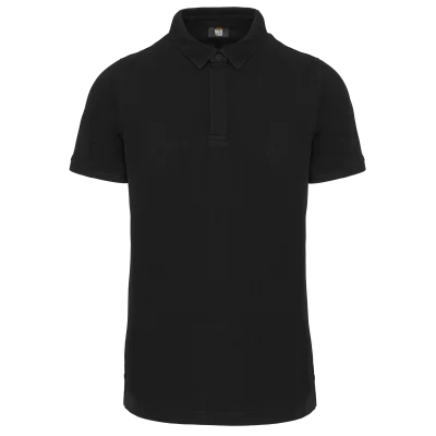 Polo col boutons pression manches courtes homme