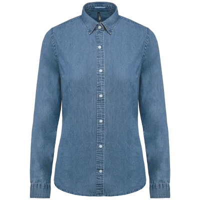Chemise denim femme