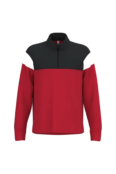 Sweat d'entrainement 1/4 zip unisexe