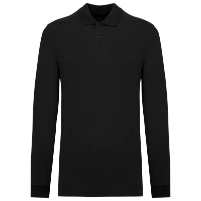 Polo piqué manches longues Bio180 homme