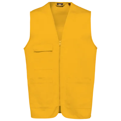 Gilet polycoton multipoches unisexe