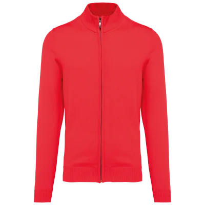 Cardigan zippé homme