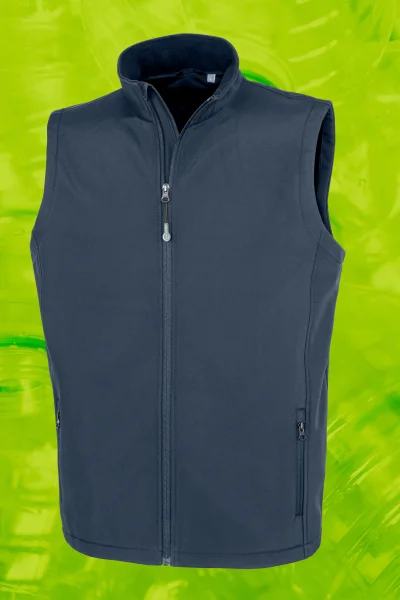 Bodywarmer softshell homme recyclé