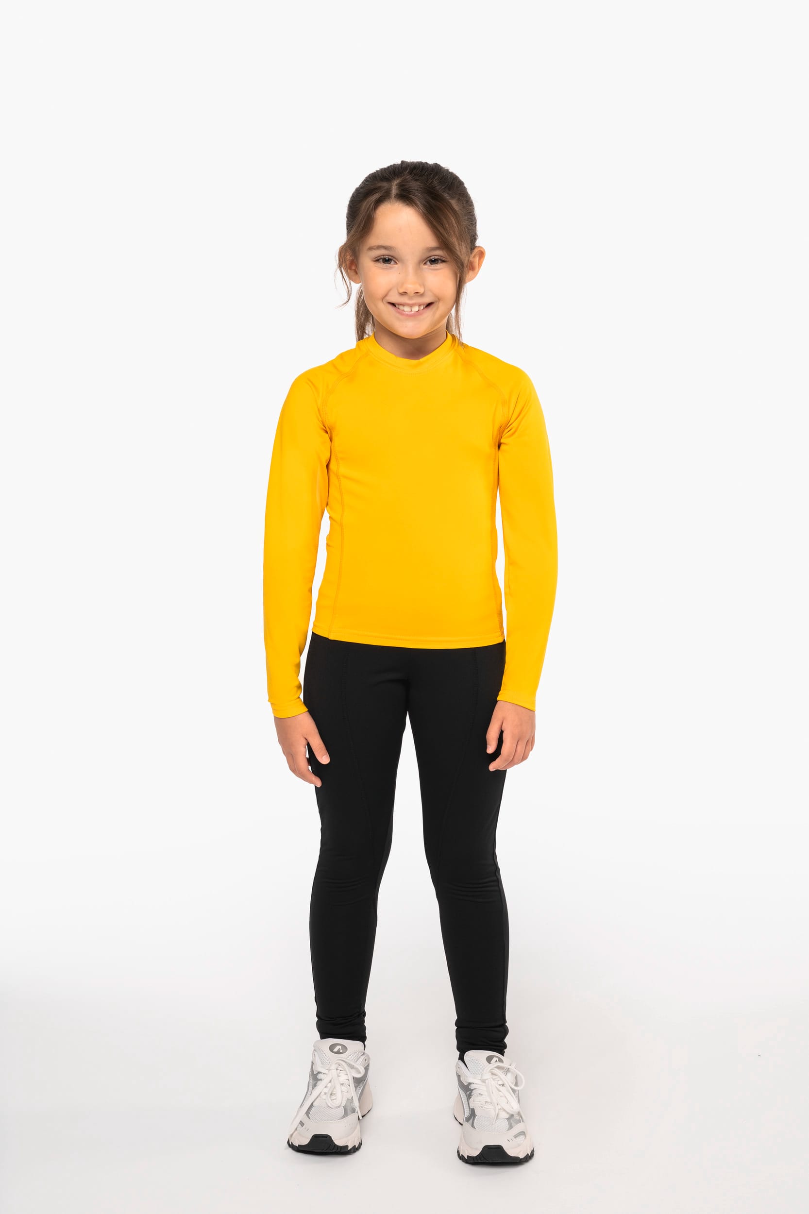 T-shirt double peau sport manches longues enfant