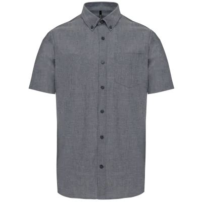 Chemise Oxford manches courtes