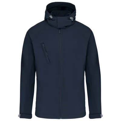 Veste softshell à capuche amovible homme