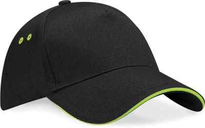 Casquette homme Ultimate à 5 panneaux sandwich contrasté