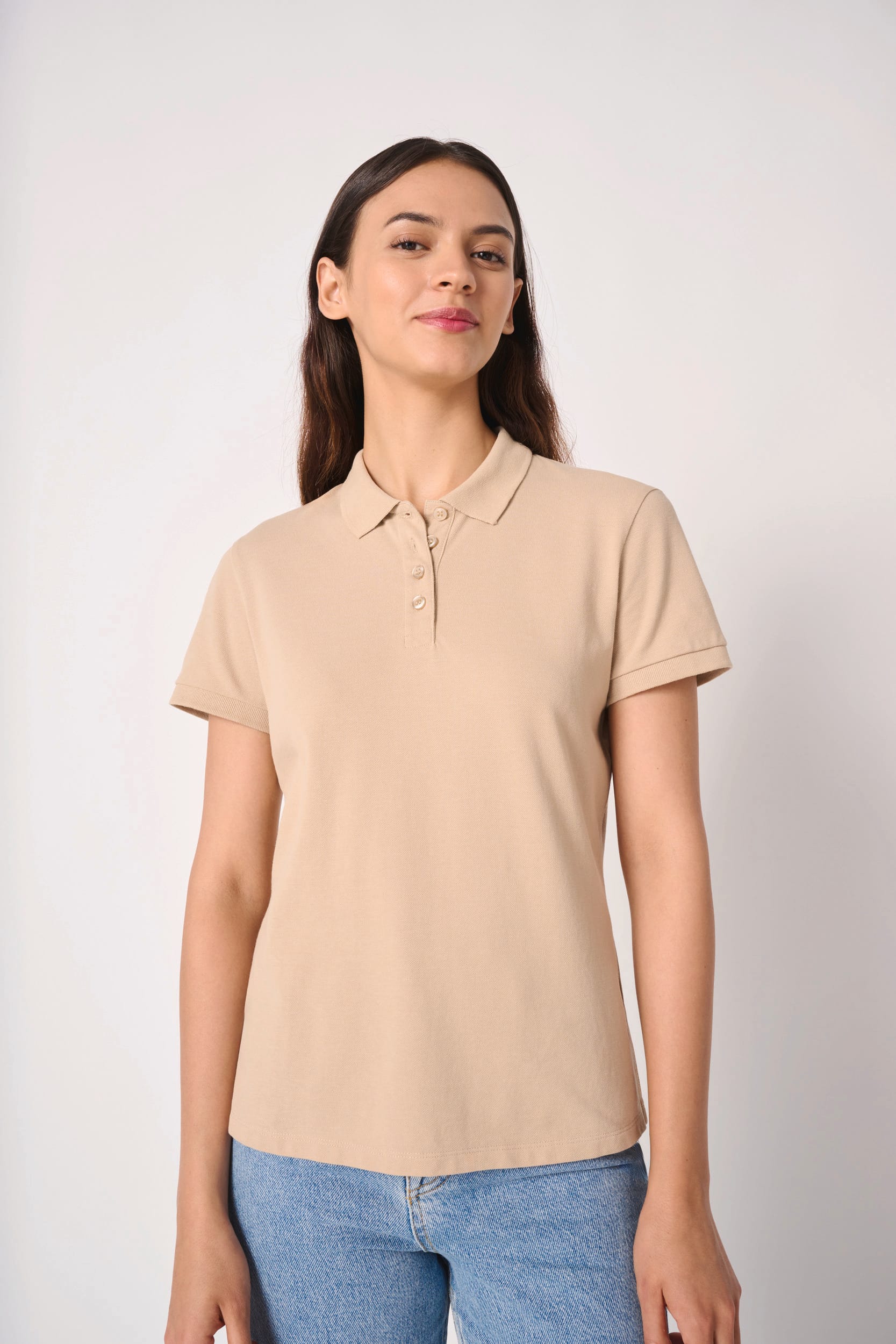 Polo piqué femme