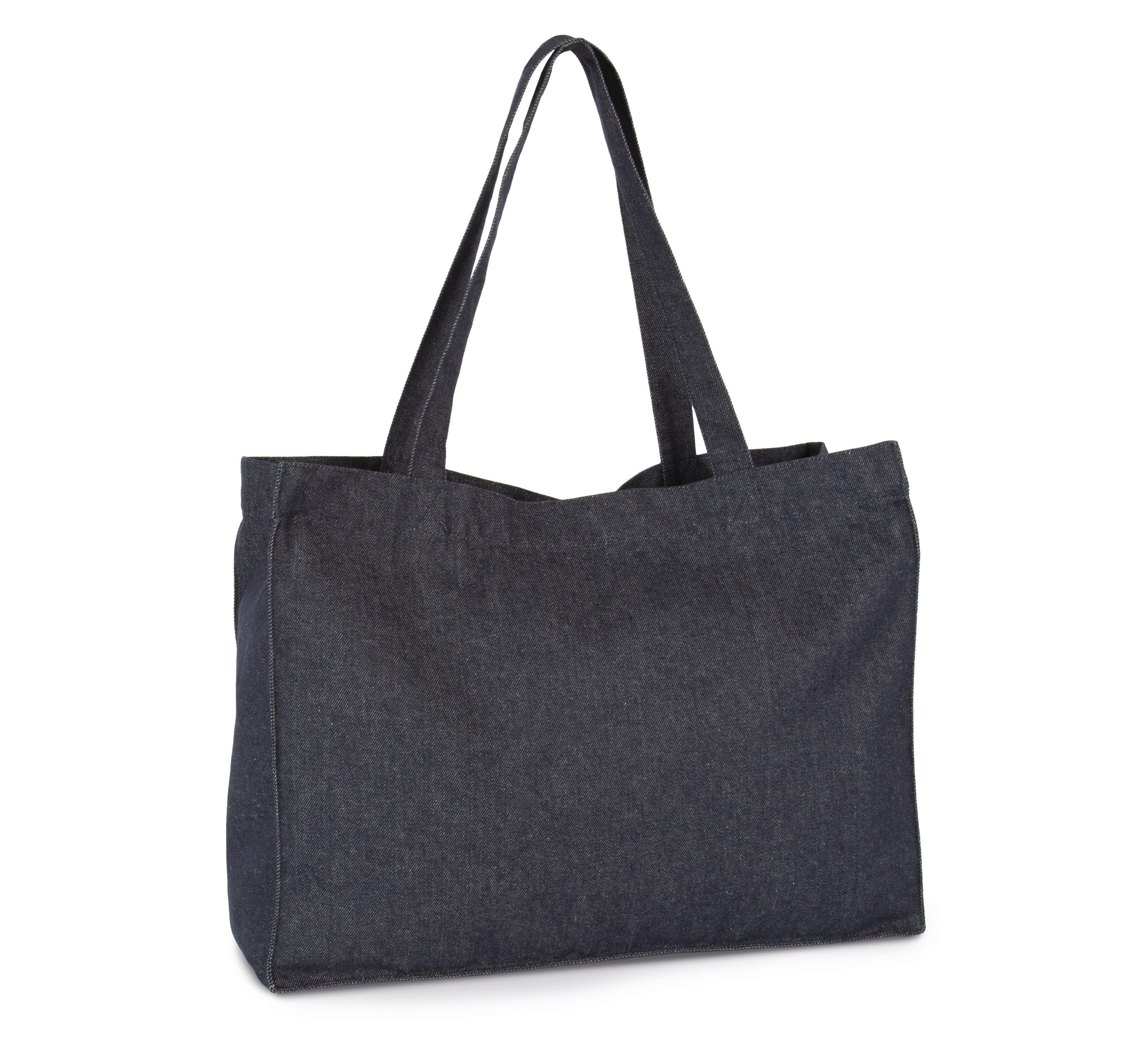 Grand sac shopping denim