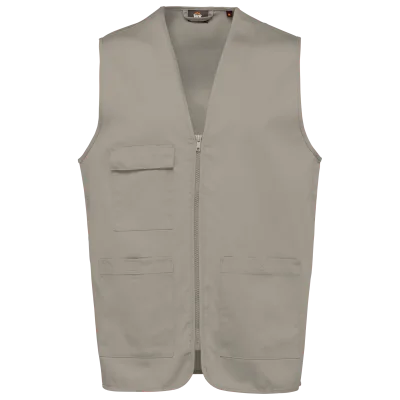 Gilet polycoton multipoches unisexe
