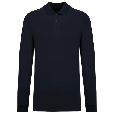 Polo piqué manches longues Bio180 homme