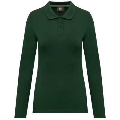 Polo manches longues femme