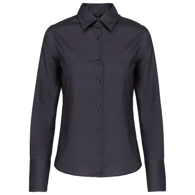 Chemise manches longues sans repassage femme