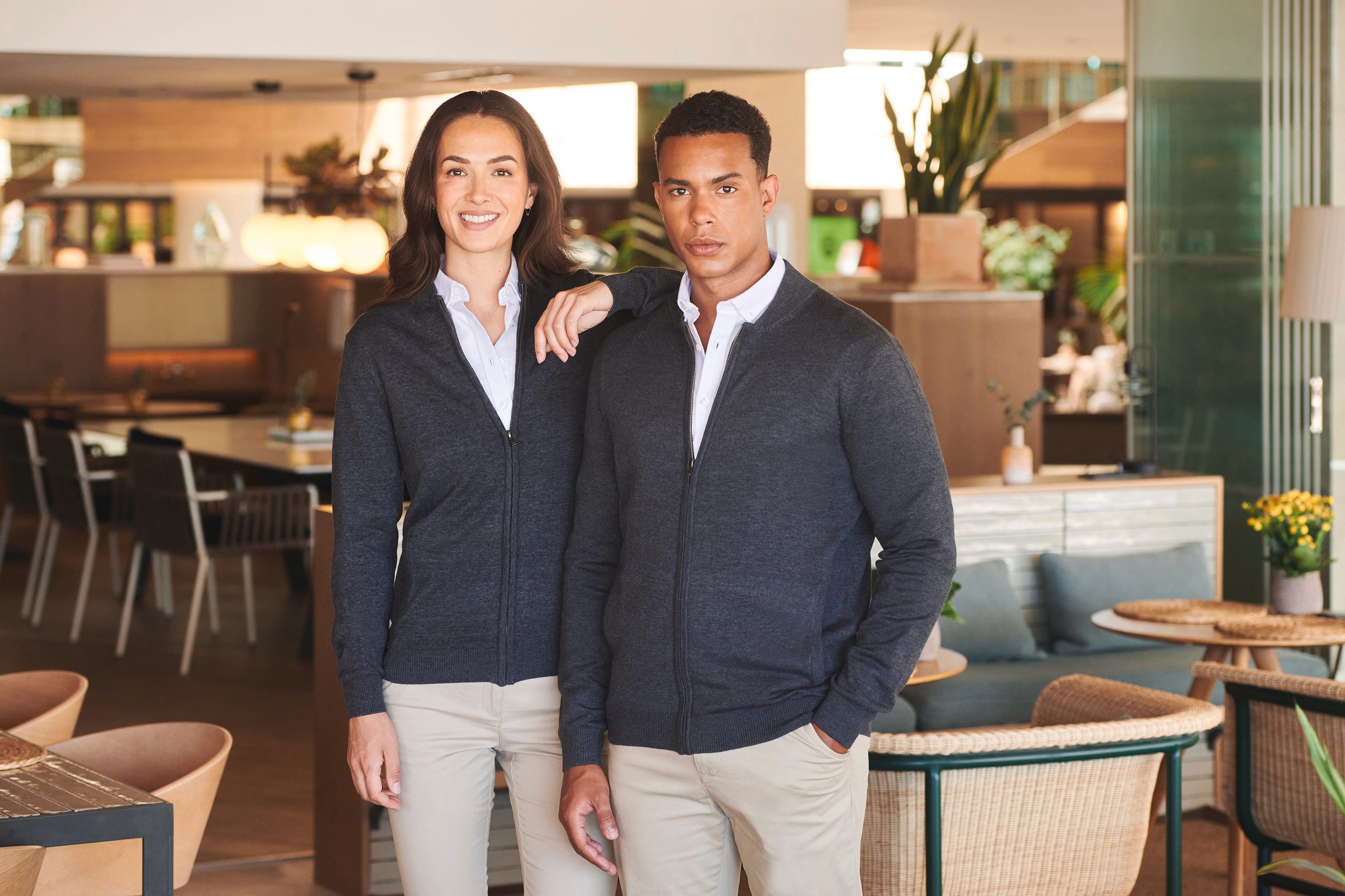 Cardigan zippé